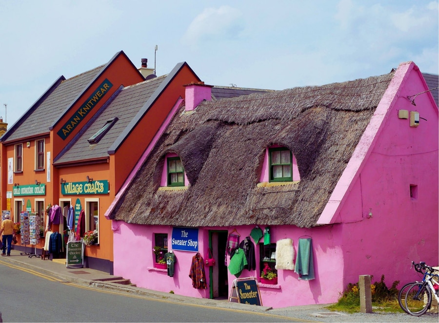 Ireland Pink House Doolin