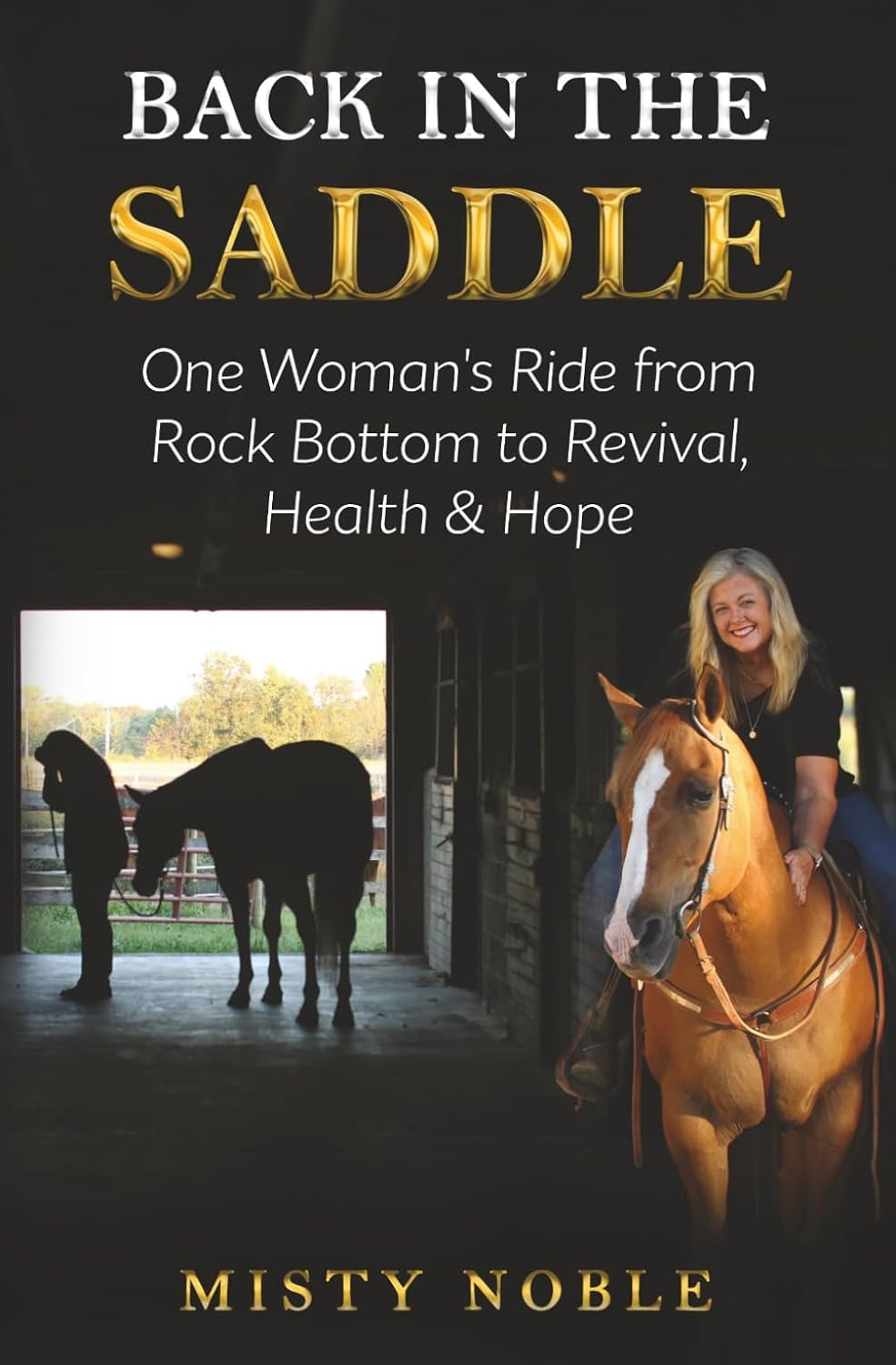 Misty Noble Back in the Saddle Book Cover