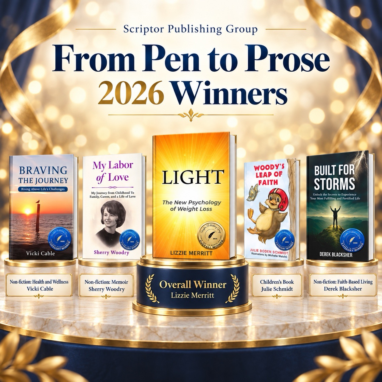 Pen to Prose 2026 winner Social Media